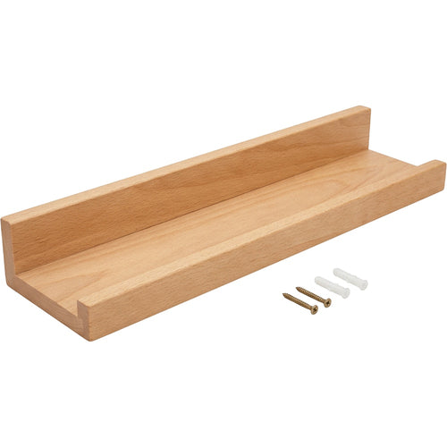 Zmktp Solid Beech Picture Ledge Front Lip Natural 55 cm - Product view